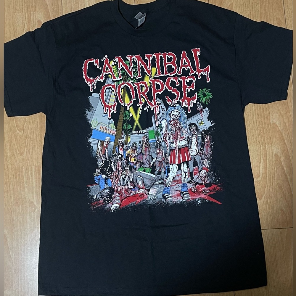 Rare Cannibal Corpse Los Angeles Tour Shirt new Large